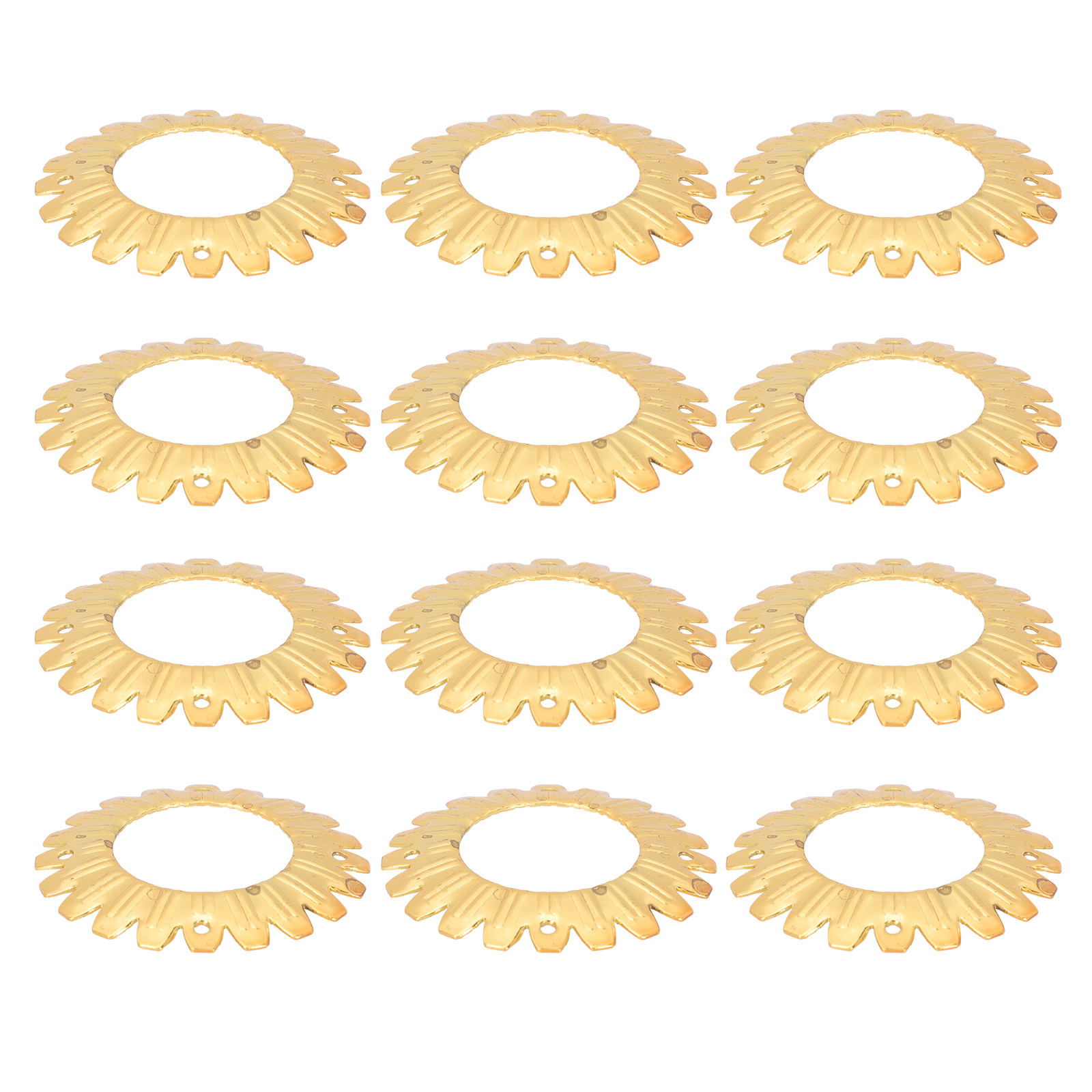 Decor Lighting Floor Lamps - 12Pcs Fine Crafted Iron Lamp Rings