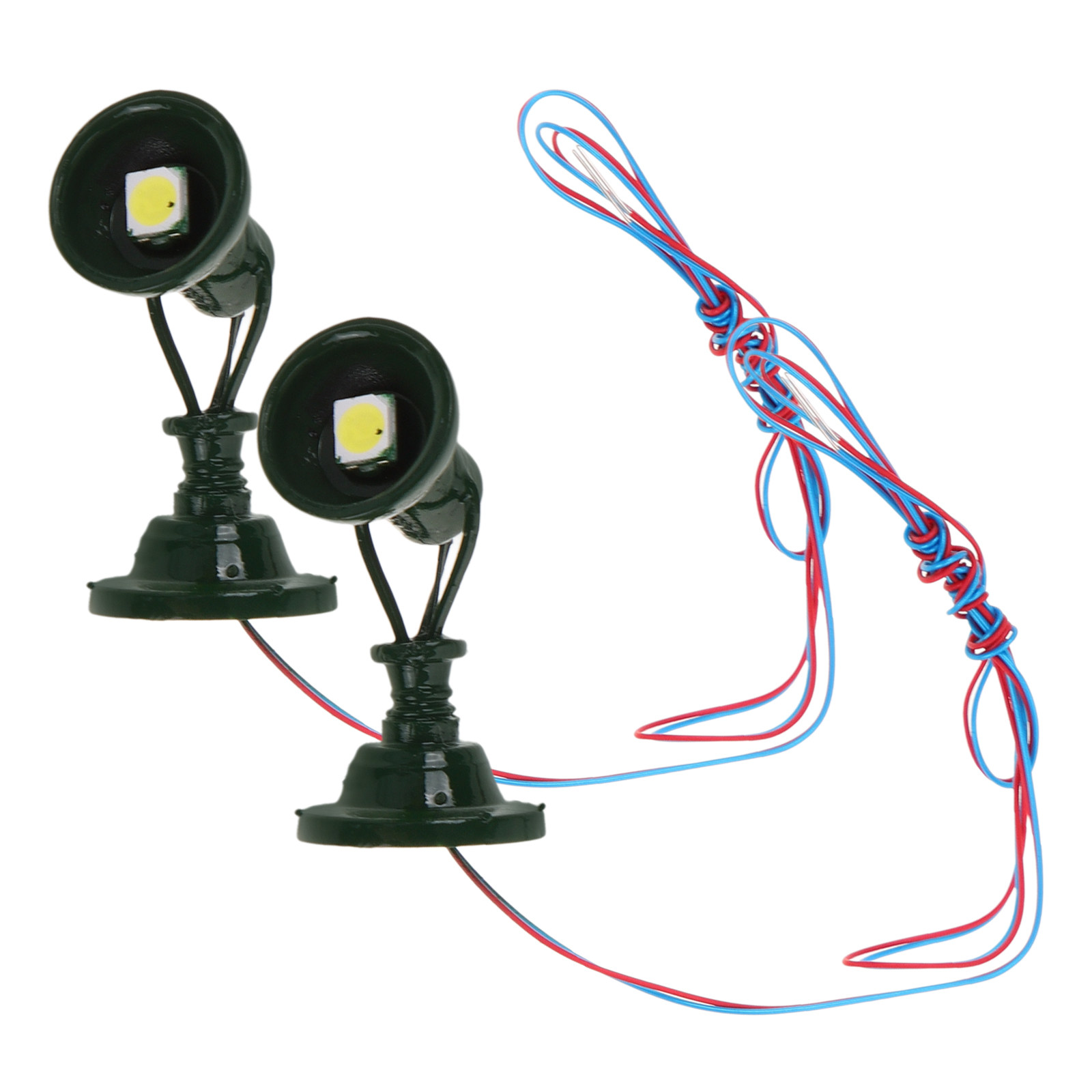 Lighting Decor For House - 2Pcs Fine Crafted Mini Railroad Spotlight