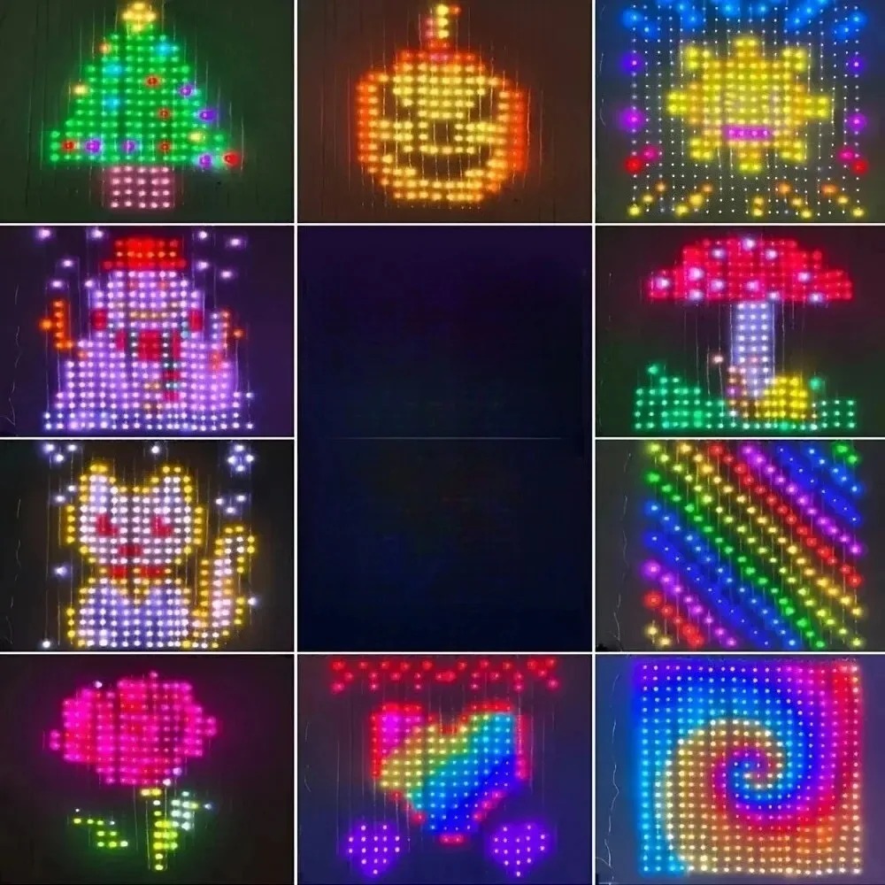 Outdoor LED Pixel Curtain Ligh - đánh giá và giá Lighting Decor Outdoor