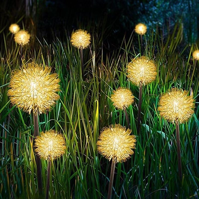 10 Combo Solar Dandelion Ball  - đánh giá và giá Lighting Decor Wedding