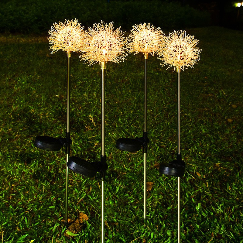 10 Combo Solar Dandelion Ball  - đánh giá và giá Lighting Decor Wedding
