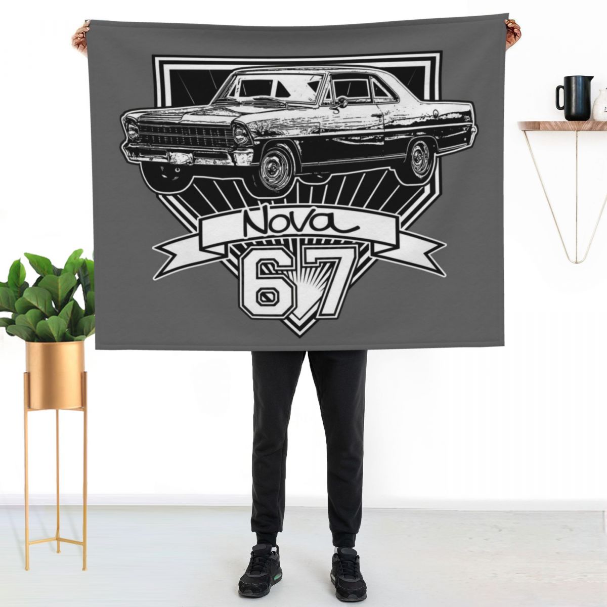 1967 Nova Throw Blanket Kid'S  - đánh giá và giá Nova Decor & Lighting Vase Glass Brun 26Cm