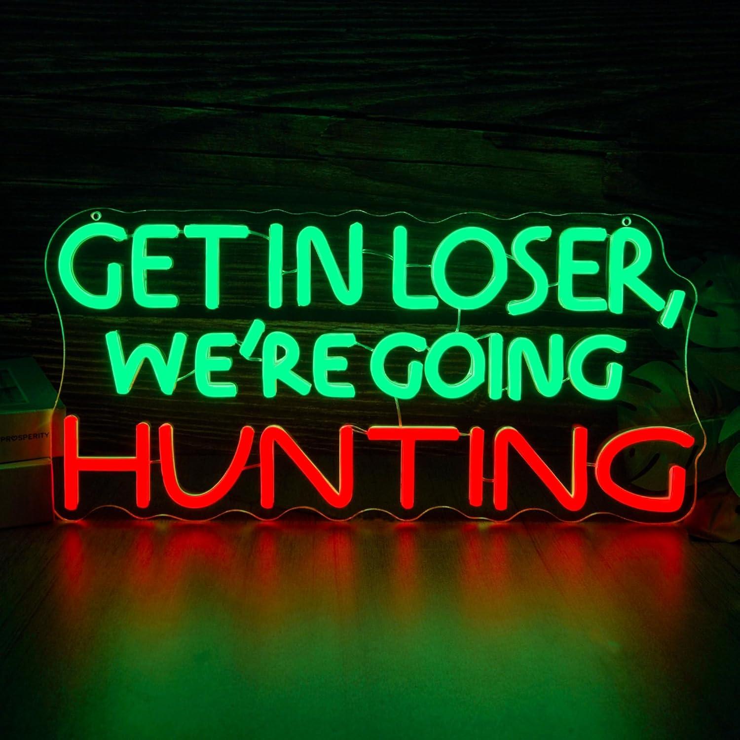 Funny Hunting Neon Sign LED Li - đánh giá và giá Lighting Decor Outdoor