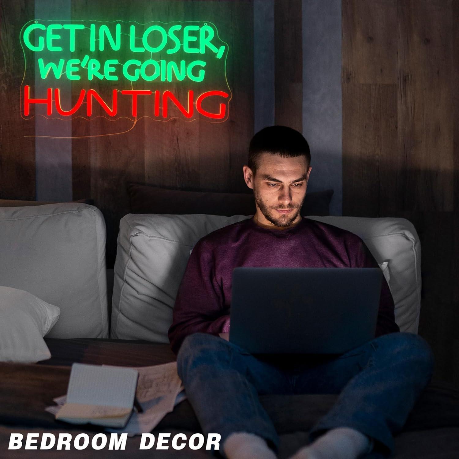 Funny Hunting Neon Sign LED Li - đánh giá và giá Lighting Decor Outdoor