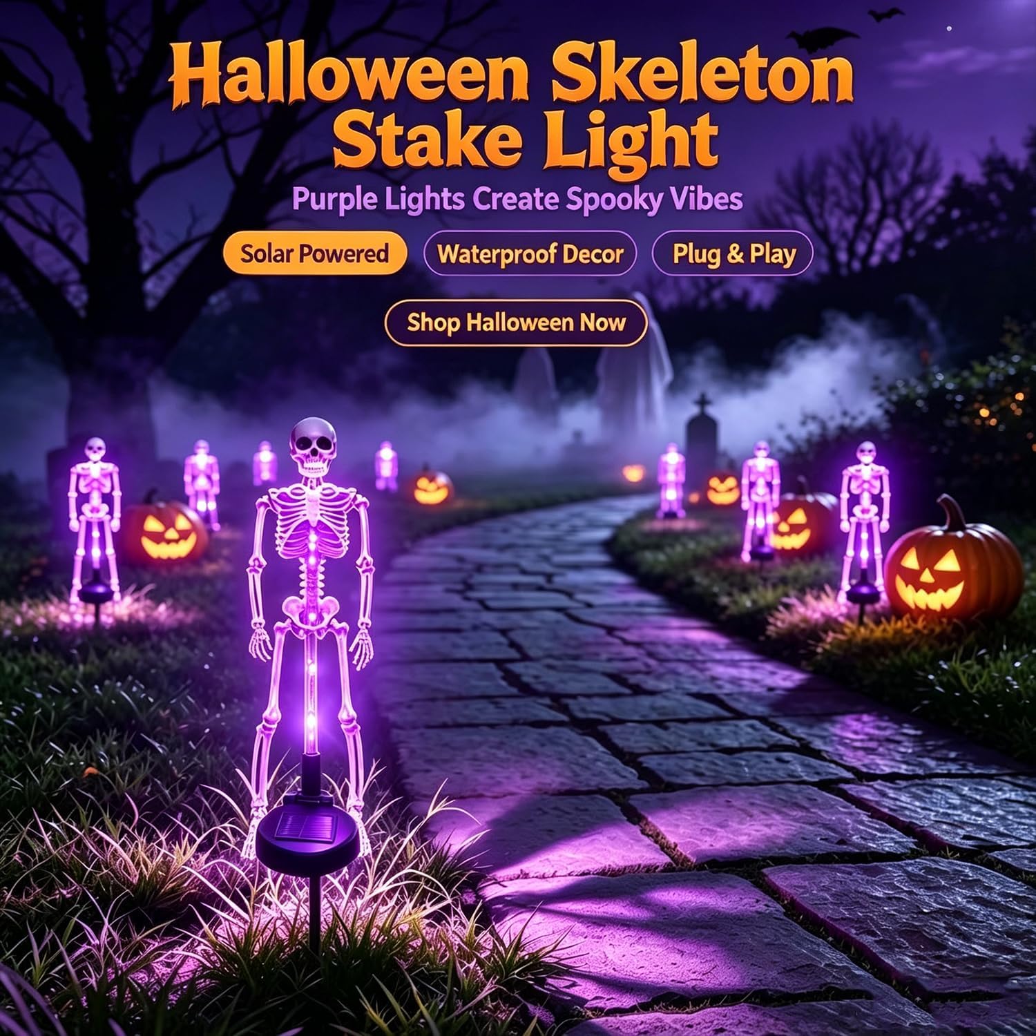 Halloween Skeleton Stake Light - đánh giá và giá Lighting Decor For House