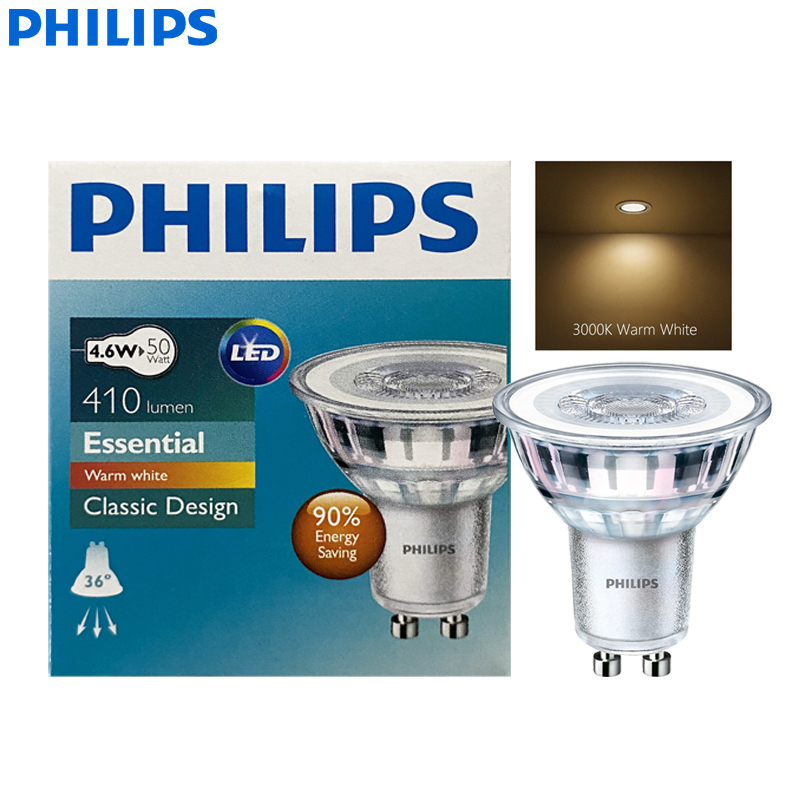 Philips LED GU10 PAR16 Essenti - đánh giá và giá Philips Bulb Led Classic