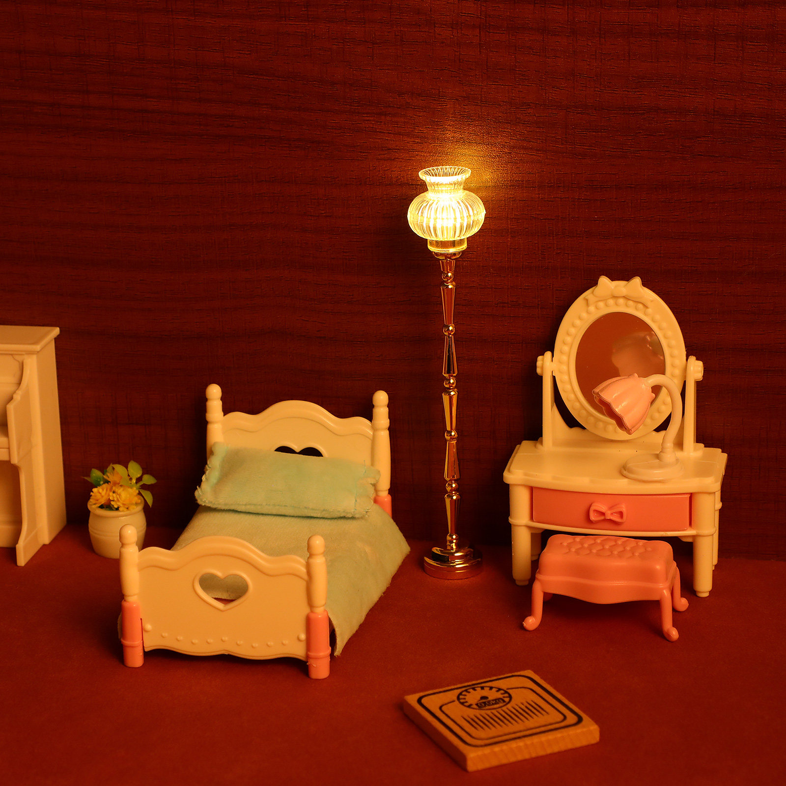 Miniature Dollhouse Floor Lamp - đánh giá và giá Decor Lighting Floor Lamps