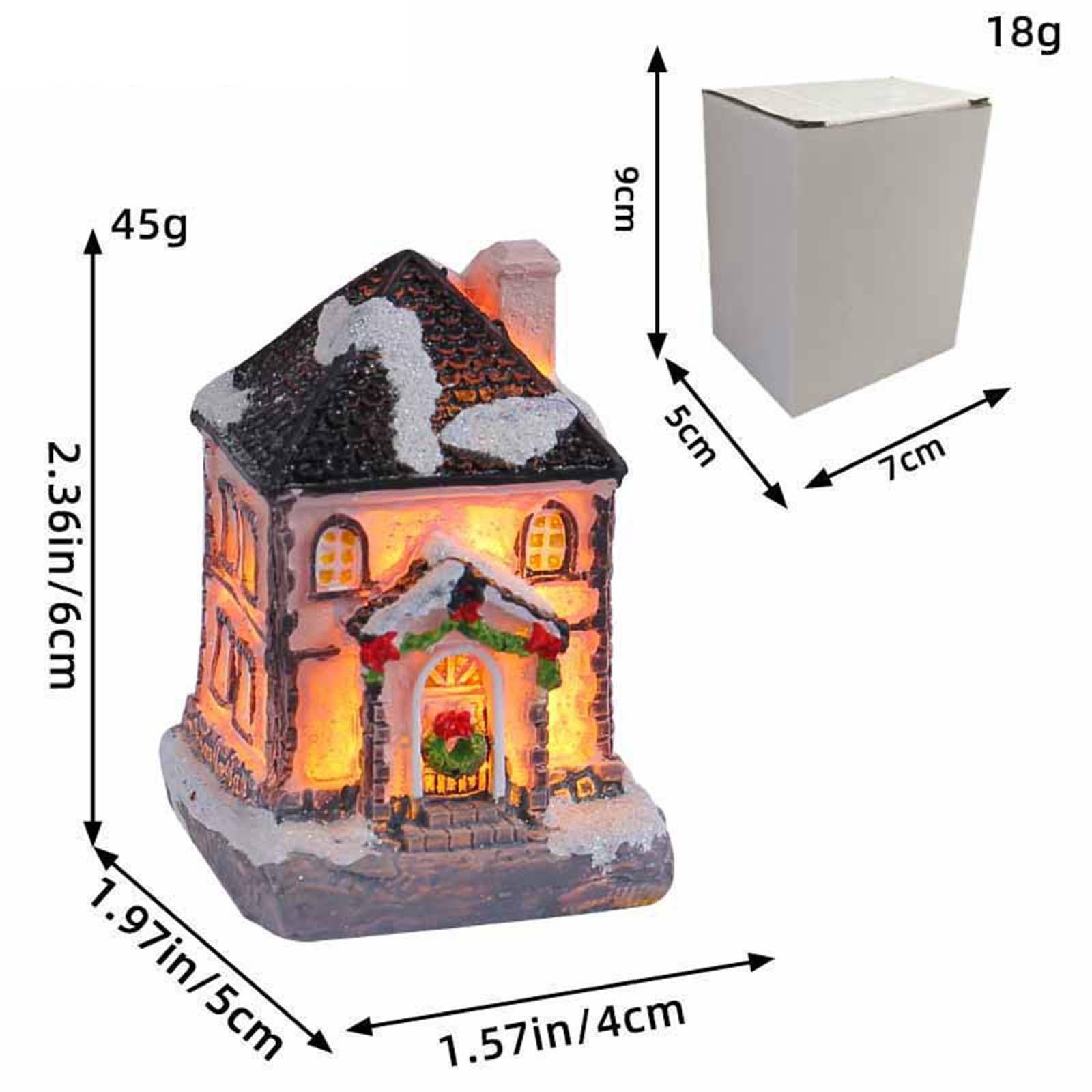 Christmas Lighted House Resin  - đánh giá và giá Lighting Decor For House
