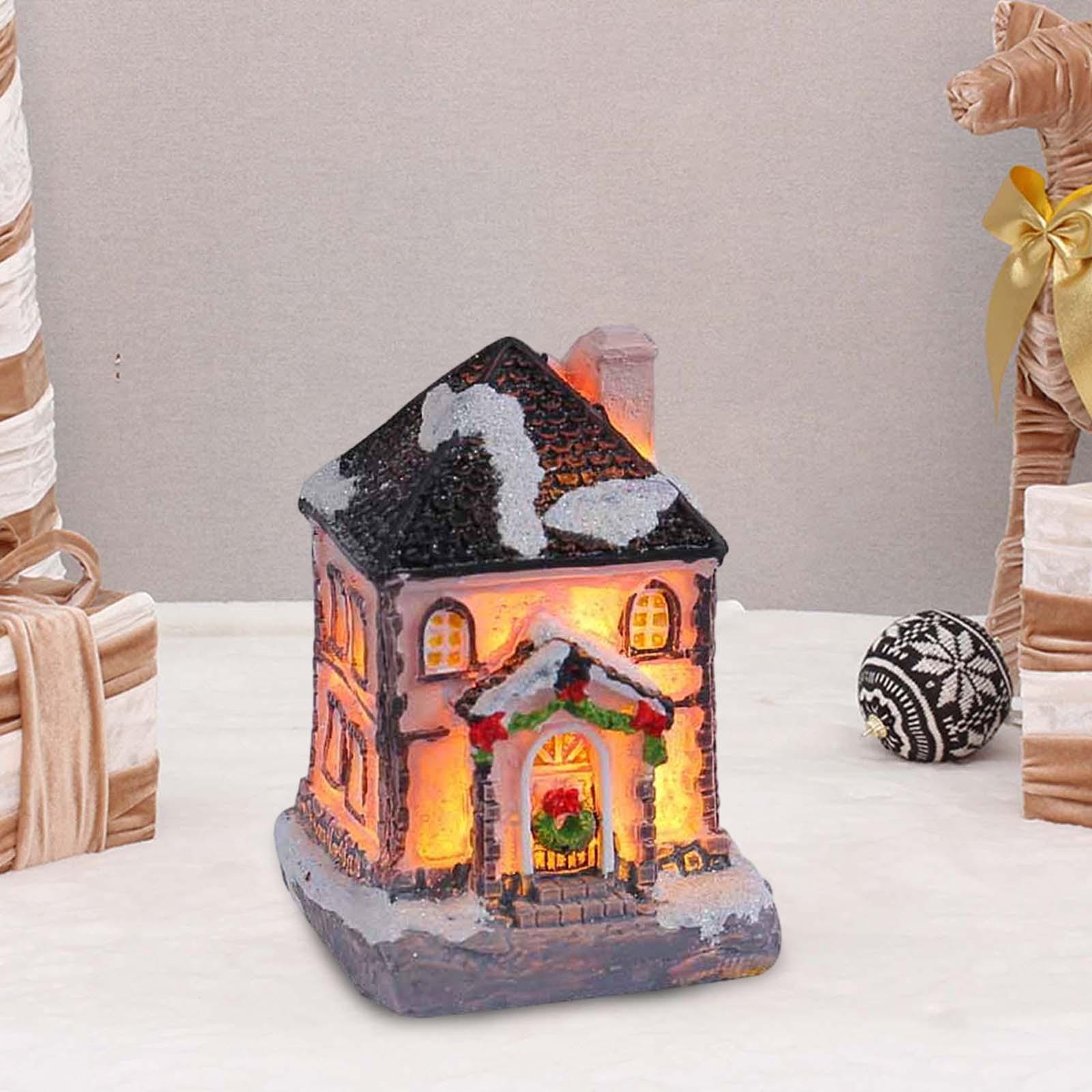 Christmas Lighted House Resin  - đánh giá và giá Lighting Decor For House