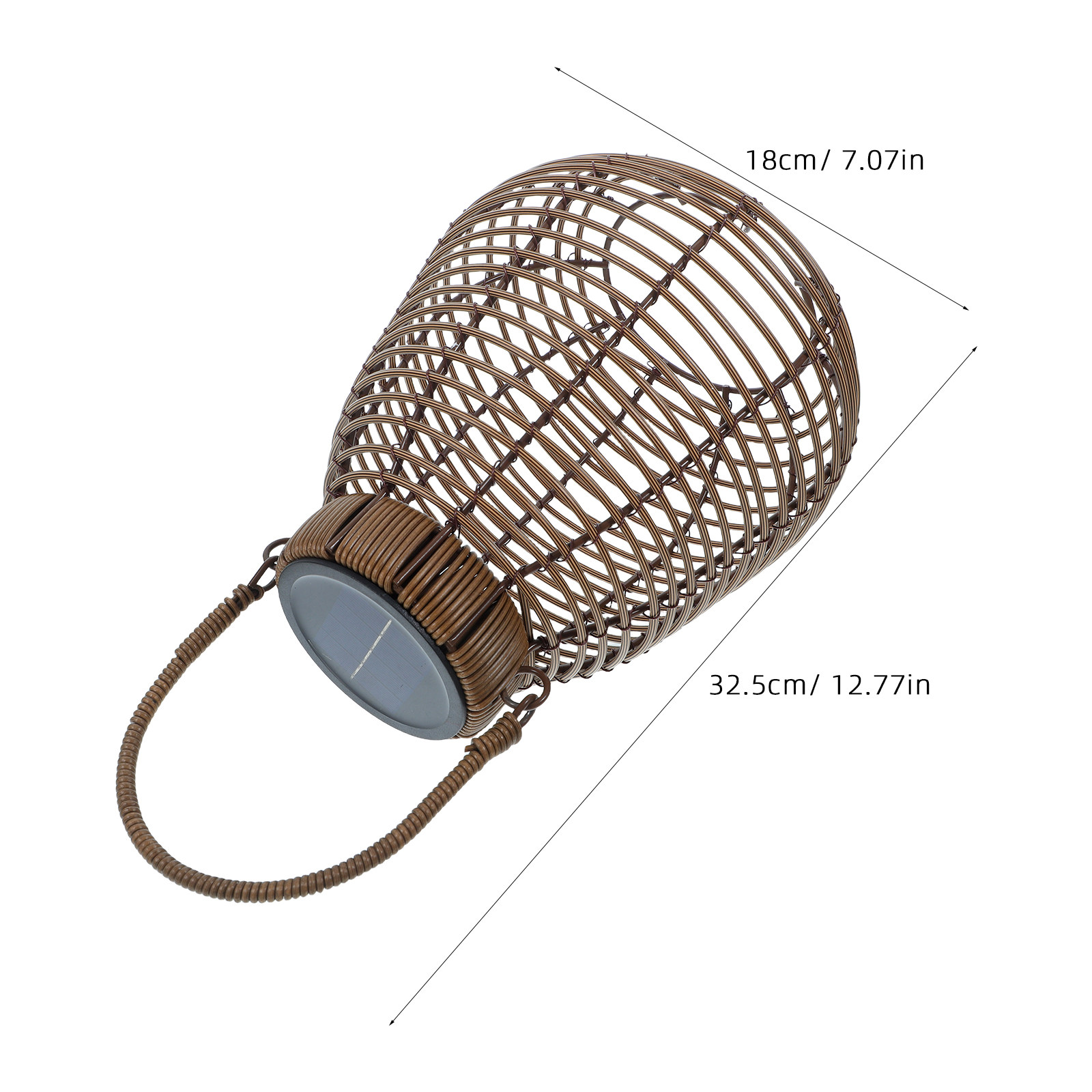Solar Rattan Lantern Outdoor G - đánh giá và giá Decor Lighting Floor Lamps