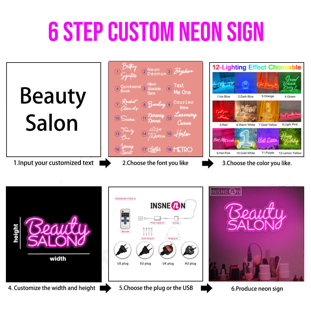 Custom Led Neon Signs LED Ligh - đánh giá và giá Lighting Decor Wedding