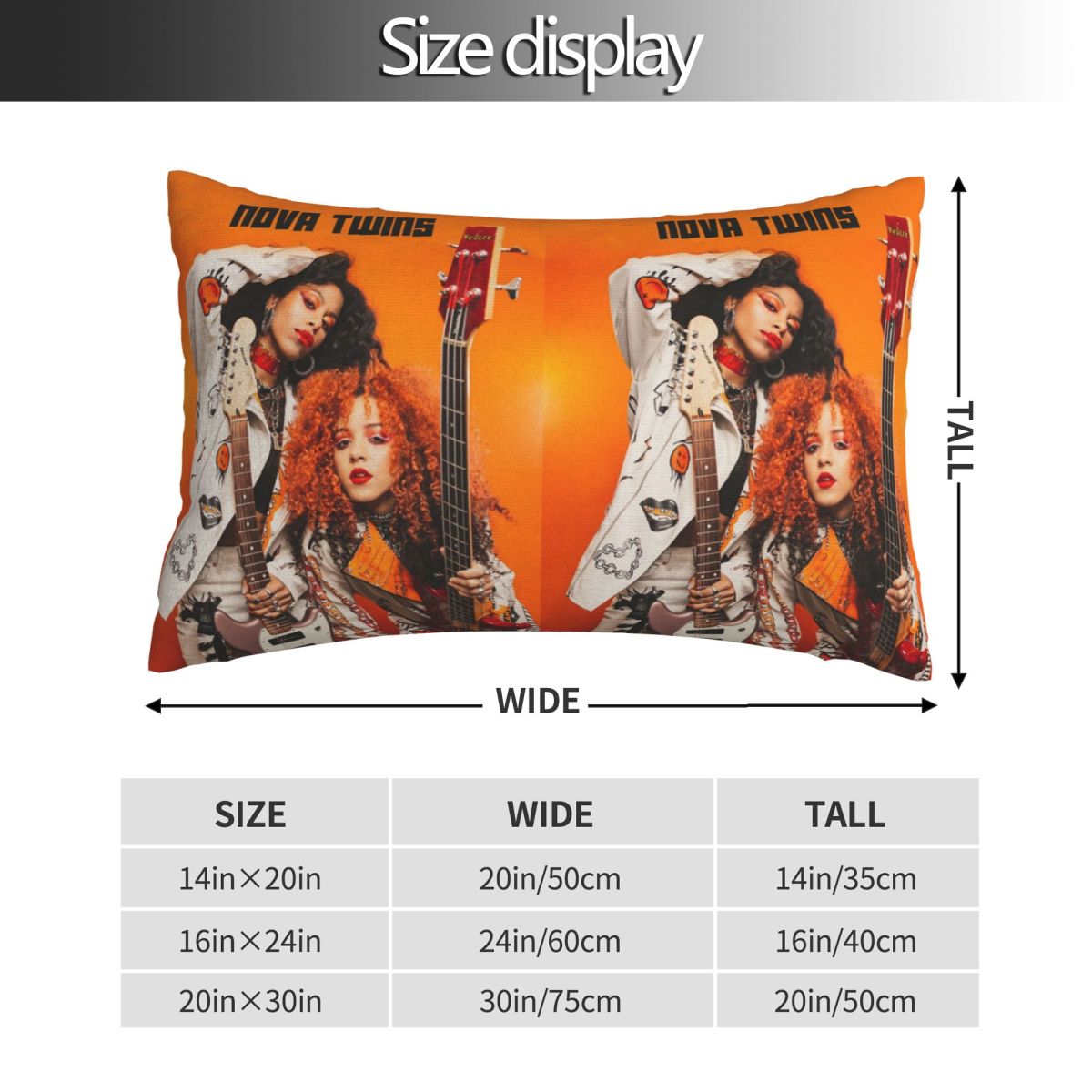 Nova Twins Rectangle Pillowcas - đánh giá và giá Nova Decor & Lighting Vase Glass Brun 26Cm