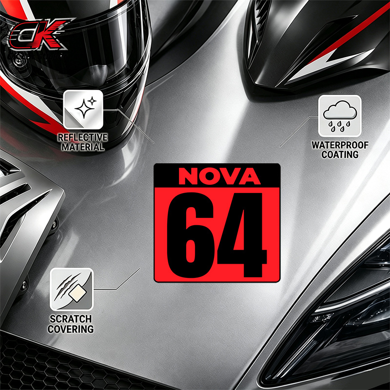 Creativity NOVA 64 Car Sticker - đánh giá và giá Nova Decor & Lighting Vase Glass Brun 26Cm